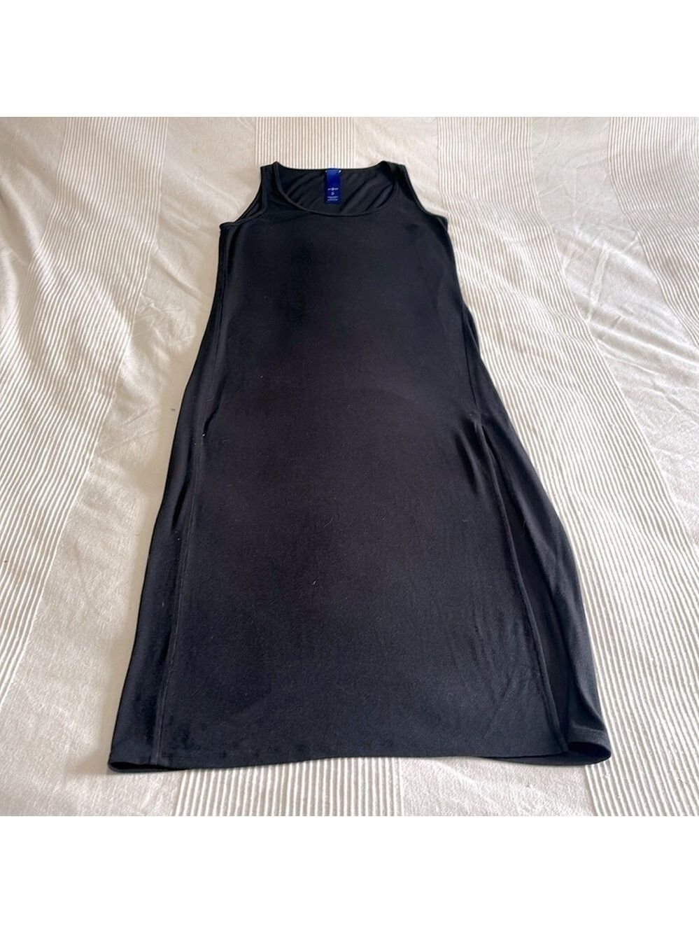 Kit & Ace Black Maxi Tank Dress With Slit Size Small